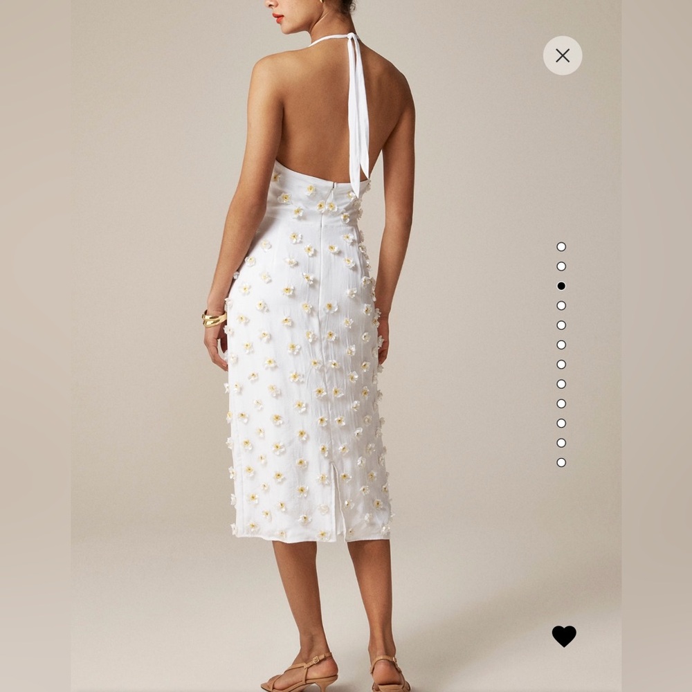 J.Crew Collection embellished halter midi dress - Picture 4 of 12